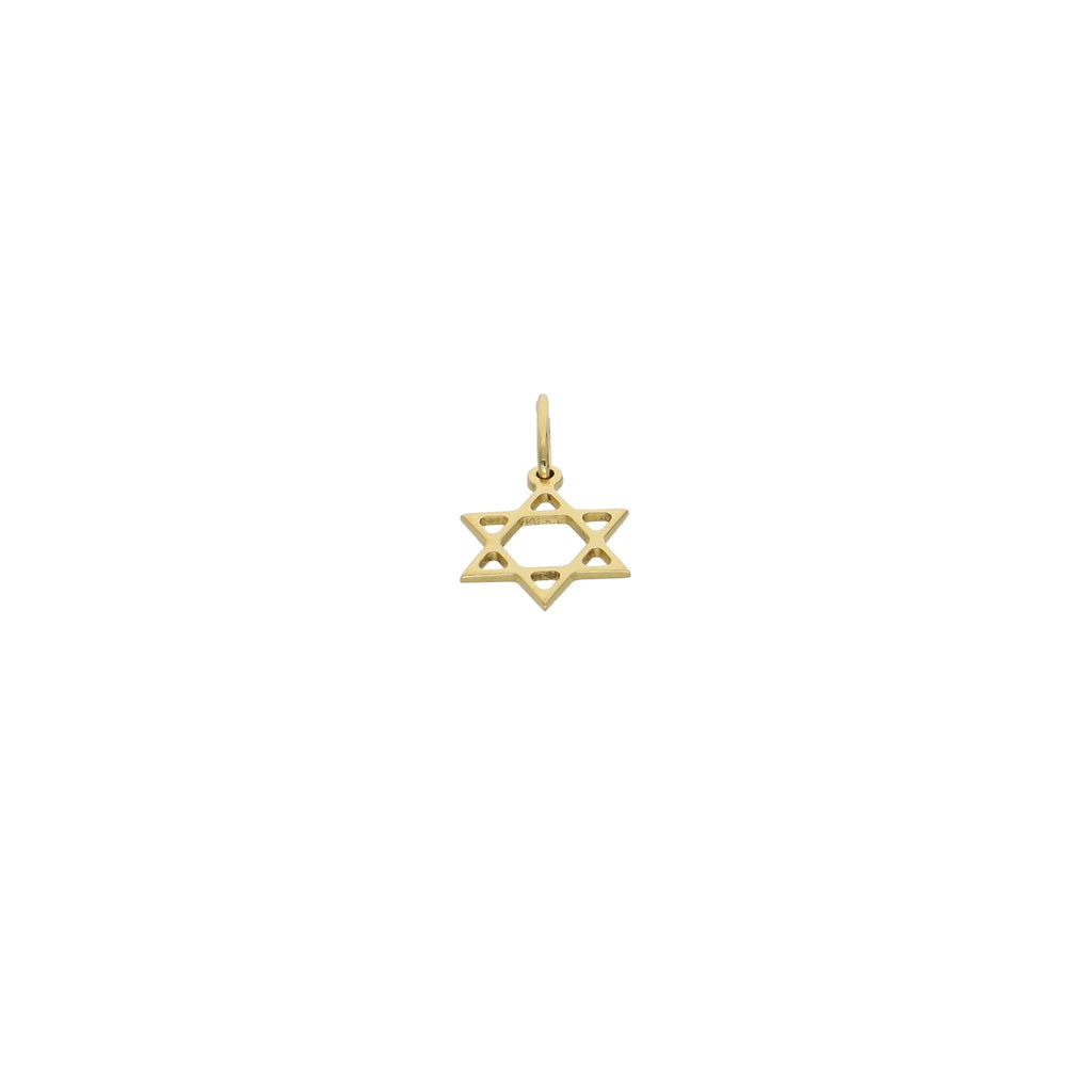 Colgante Estrella de David Oro Amarillo CL12940 - Joyería Rometsch