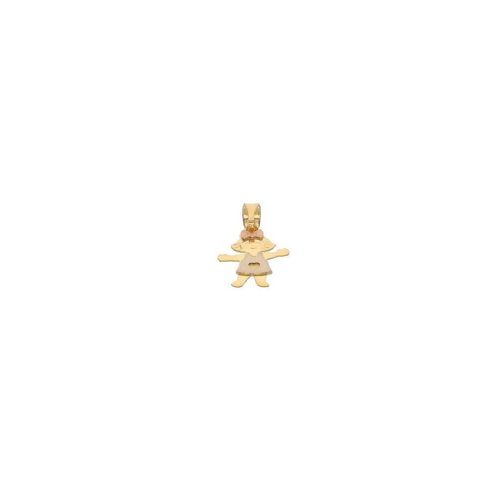 Colgante Niña Oro Amarillo CL - 13101 - Joyería Rometsch