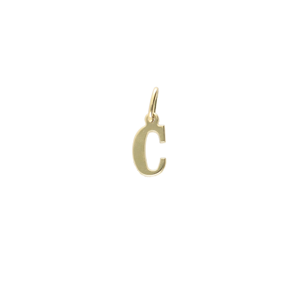 Colgante Oro Letra C CL10709 - Joyería Rometsch