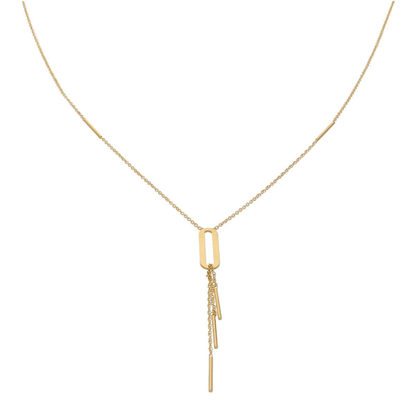 Collar Oro Amarillo Barritas CO12900 - Joyería Rometsch