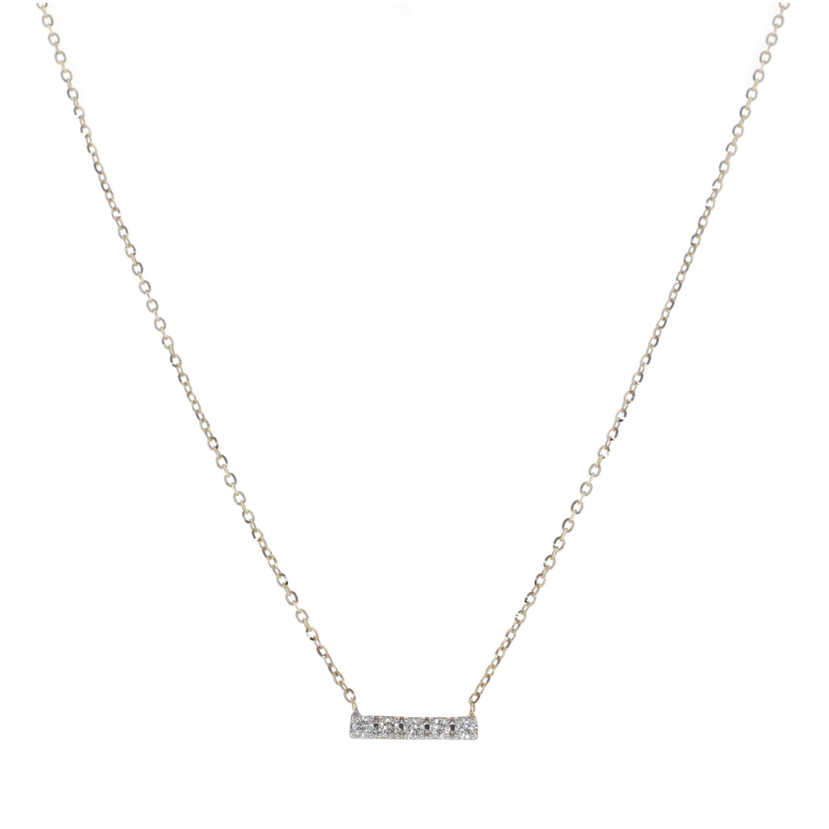 Collar Oro Amarillo con Diamantes, CO11323 - Joyería Rometsch