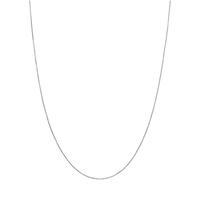 Collar Oro Blanco Veneciana CO12890 - Joyería Rometsch
