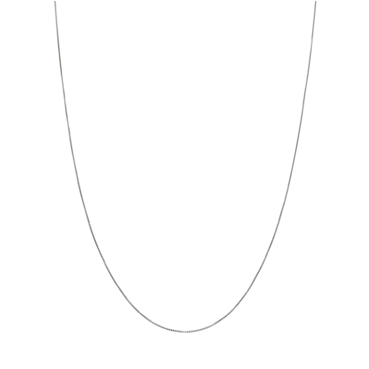 Collar Oro Blanco Veneciana CO12891 - Joyería Rometsch