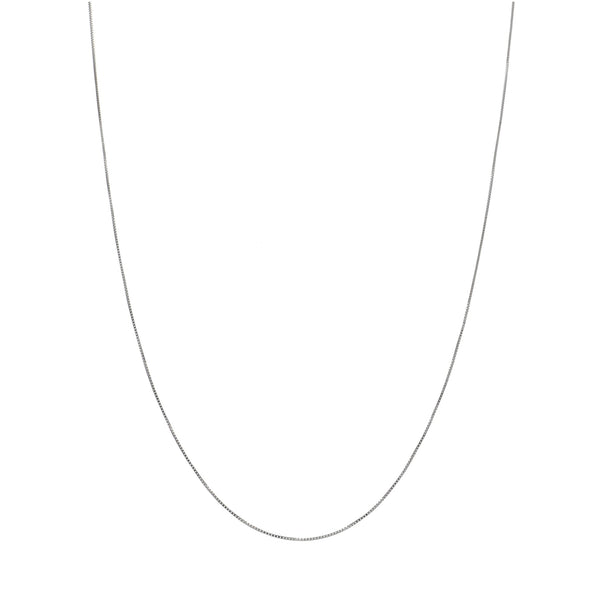 Collar Oro Blanco Veneciana CO12891 - Joyería Rometsch