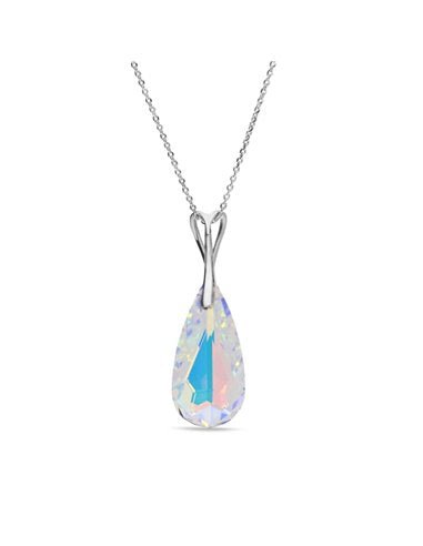 Collar Spark Teardrop Aurora Boreal N610024AB - Joyería Rometsch