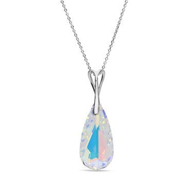 Collar Spark Teardrop Aurora Boreal N610024AB - Joyería Rometsch