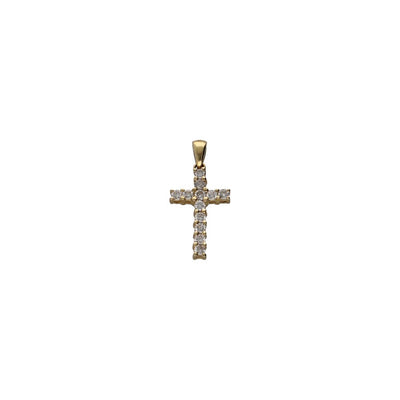 Cruz Oro Amarillo Brillantes CR3754 - Joyería Rometsch