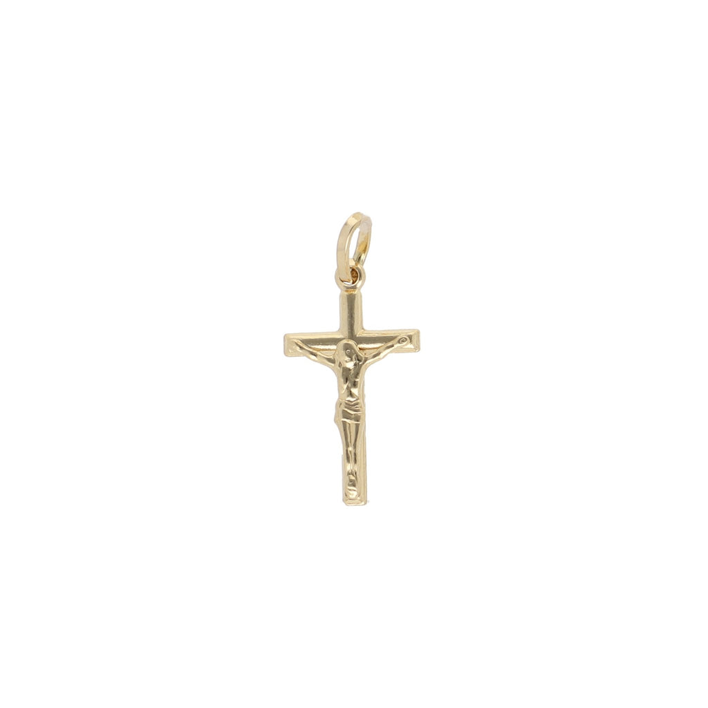 Cruz Oro Amarillo con Cristo, CR11791 - Joyería Rometsch