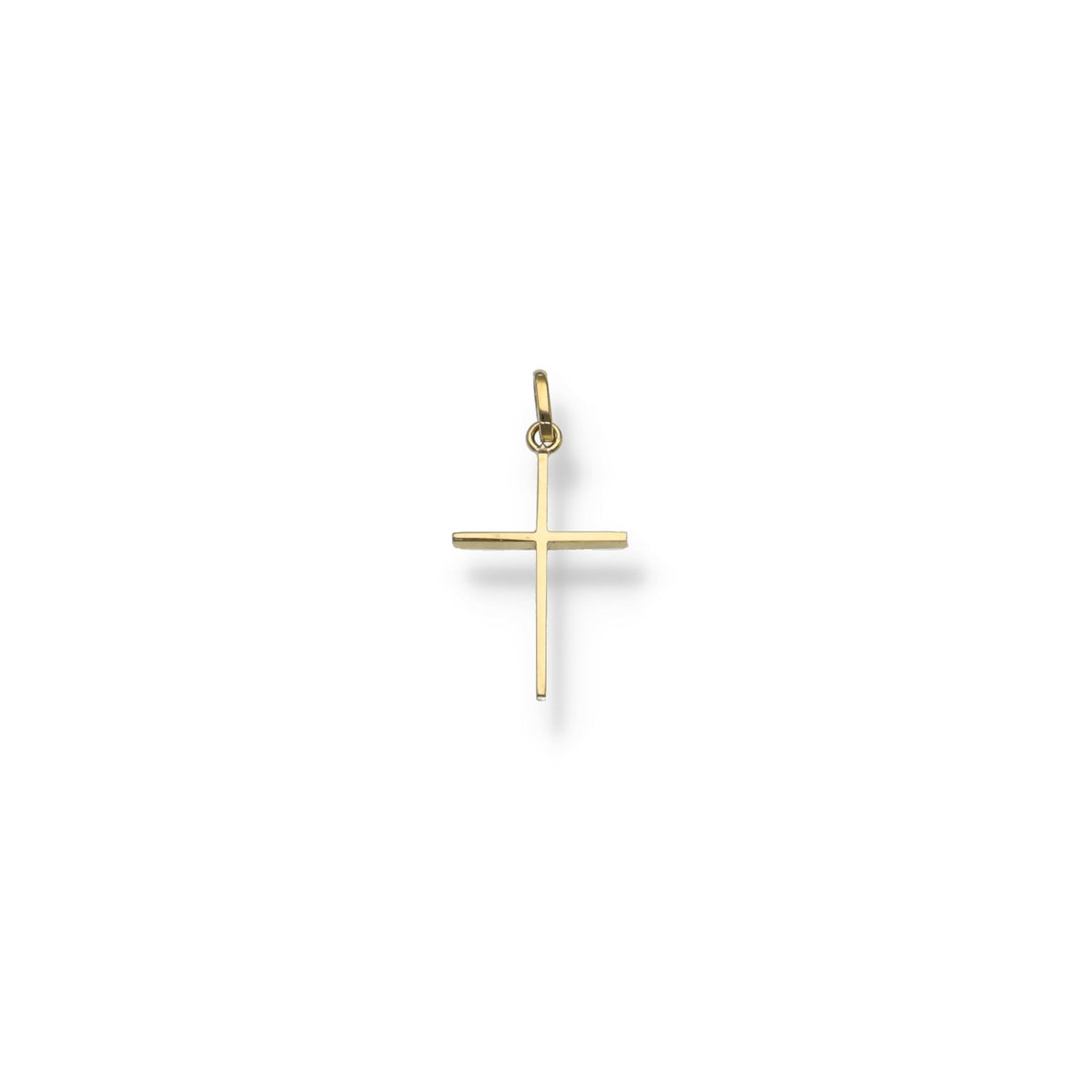 Cruz Oro Amarillo CR12252 - Joyería Rometsch
