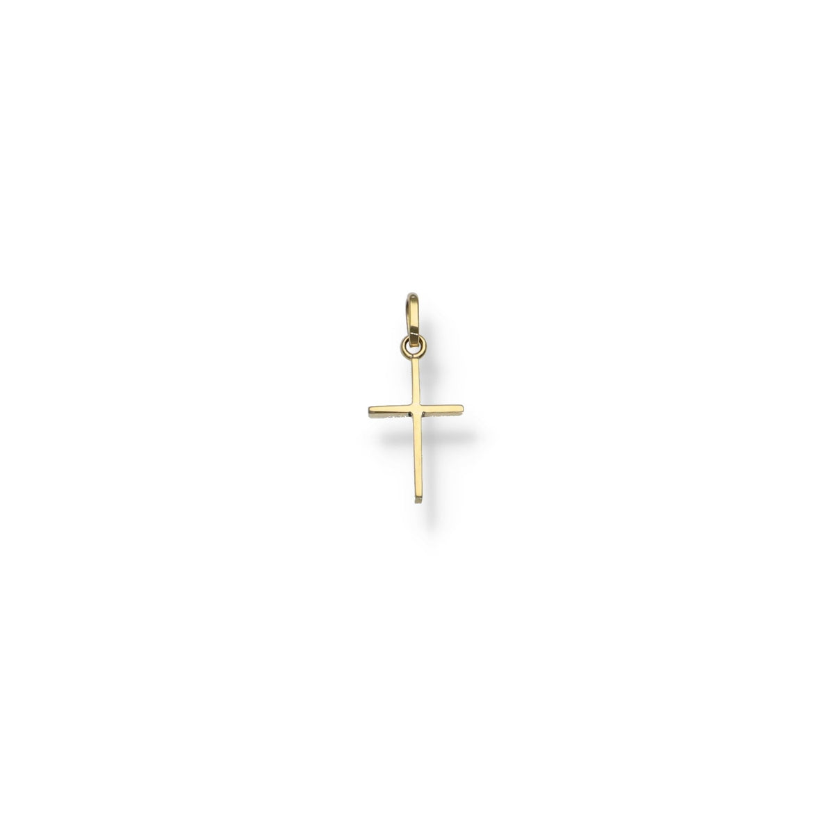 Cruz Oro Amarillo CR12253 - Joyería Rometsch