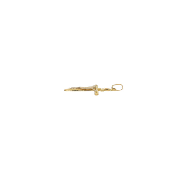 Cruz Oro Amarillo Cristo CR - 13075 - Joyería Rometsch