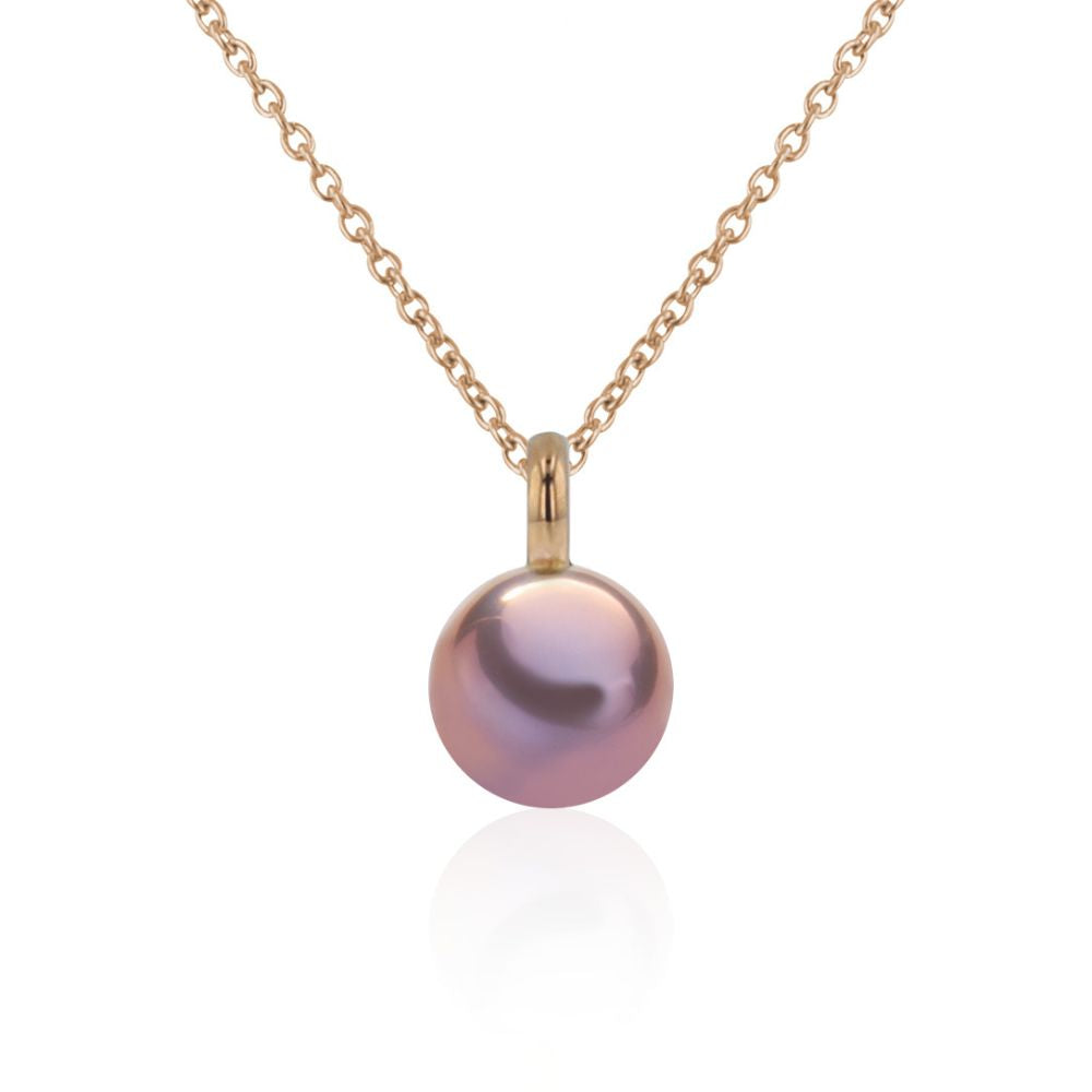 Collar Oro Rosa y Perla Cultivada Ming CO-14484