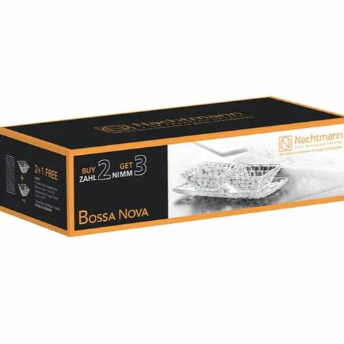 Set NACHTMANN 1 plato Bossa Nova 18cms + 2 pocillos 12cms