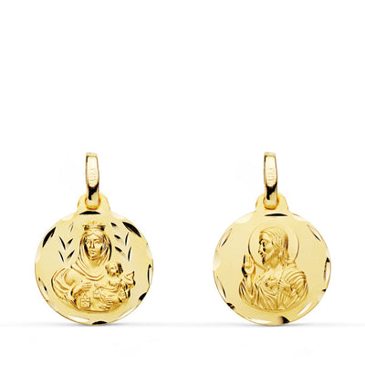 Medalla Oro Escapulario ME-14400