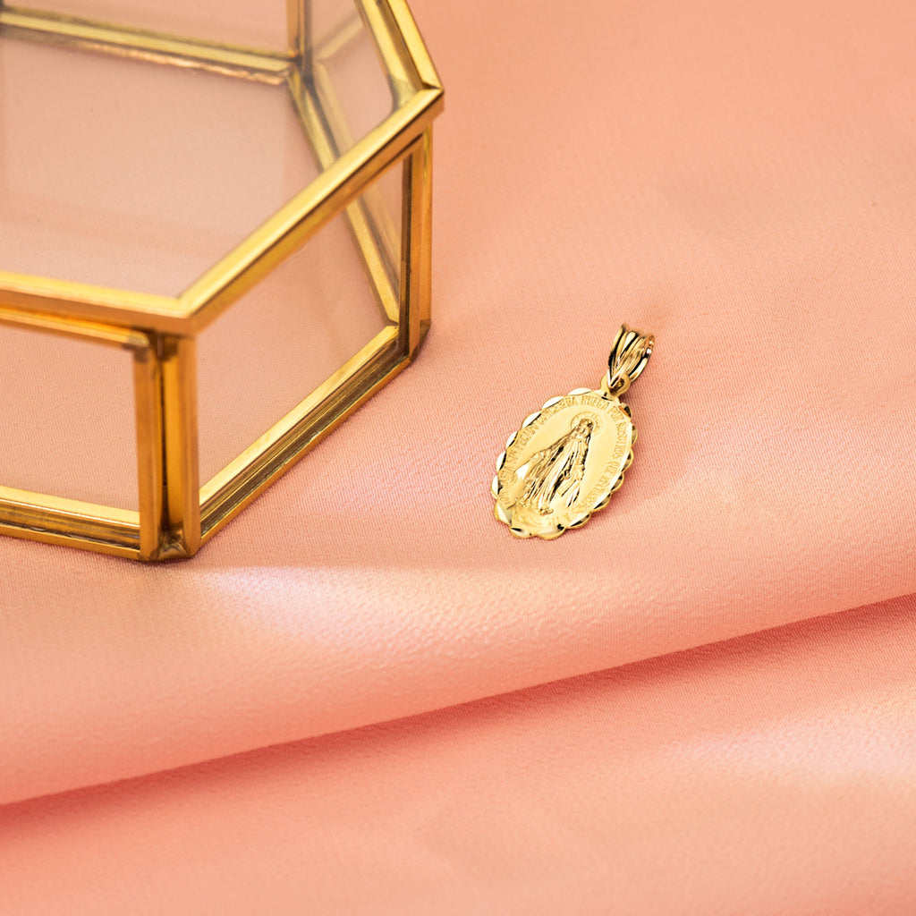 Medalla Oro Virgen Milagrosa ME-14392