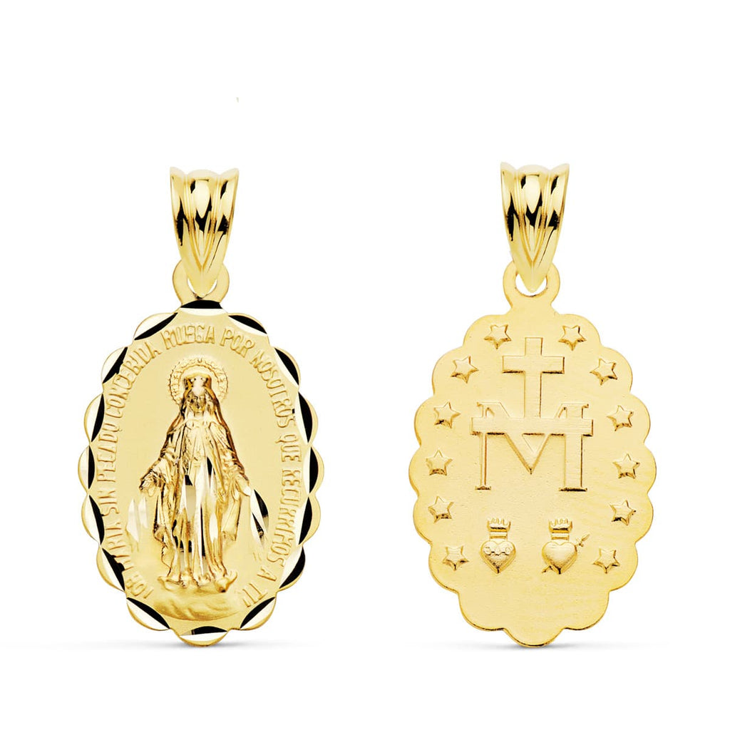 Medalla Oro Virgen Milagrosa ME-14392