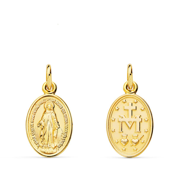 Medalla Oro Virgen Milagrosa ME-14387