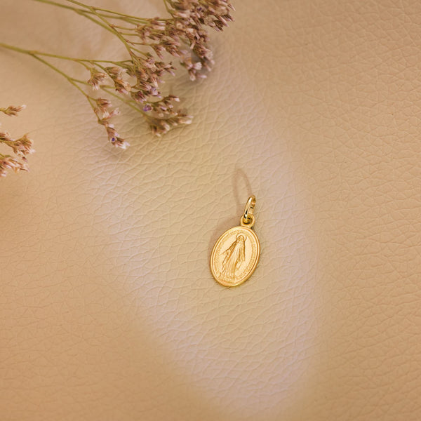 Medalla Oro Virgen Milagrosa ME-14387