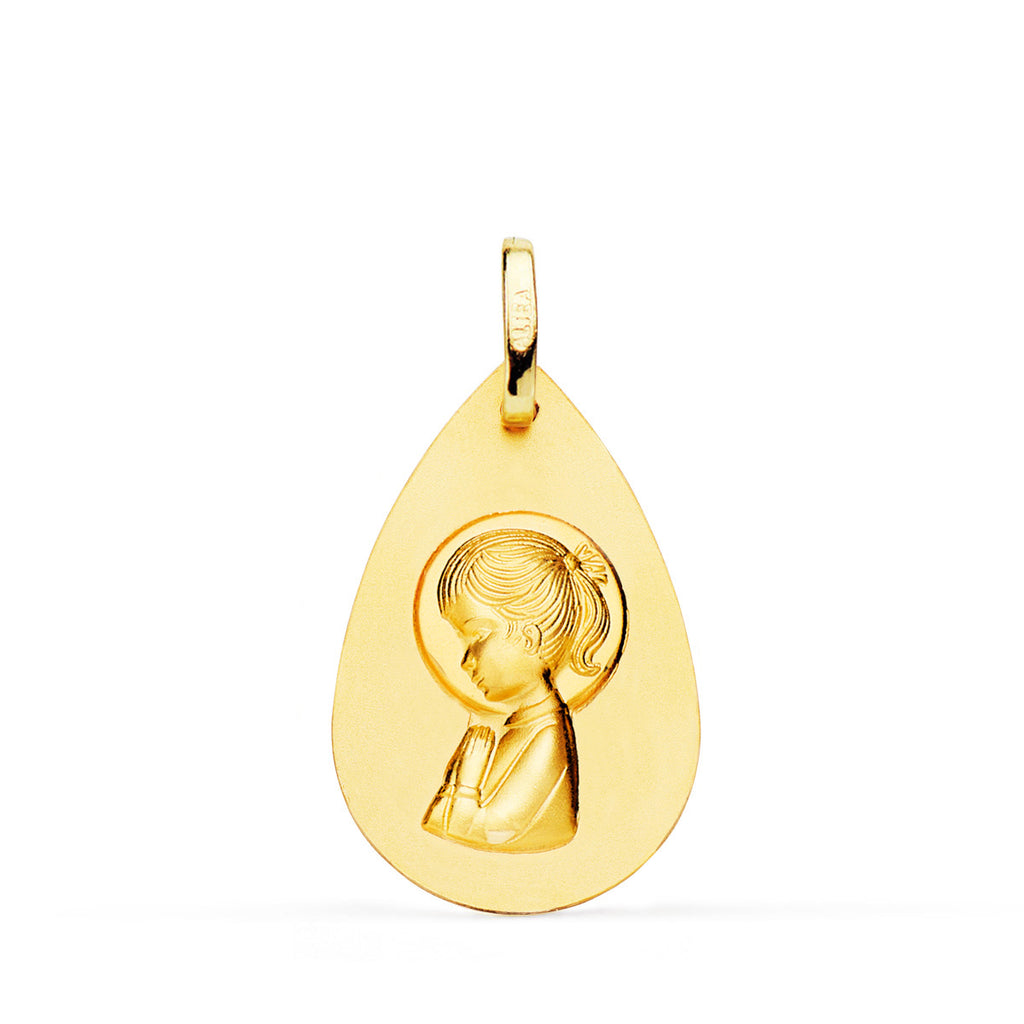 Medalla Oro Virgen Niña ME-14386