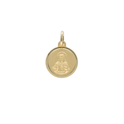 Medalla Oro Amarillo Corazón de Jesús ME12726 - Joyería Rometsch