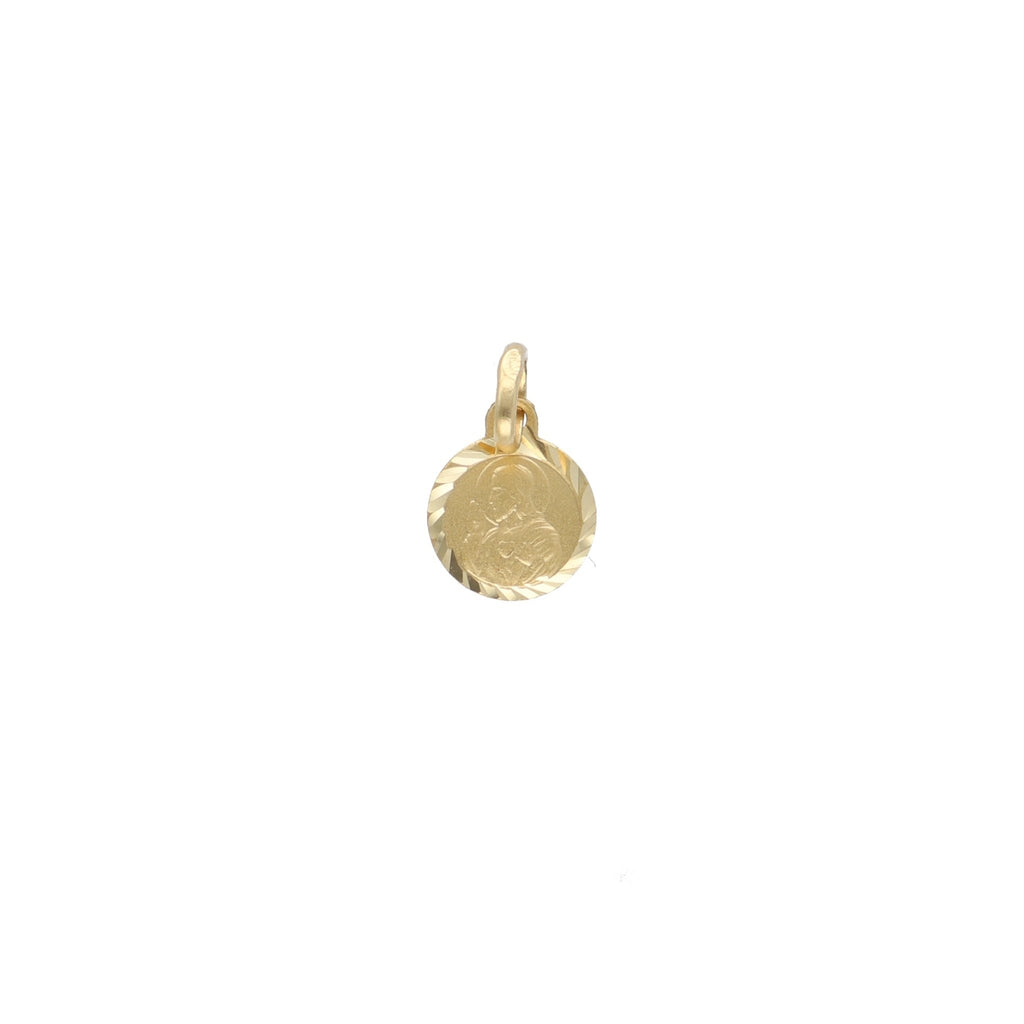 Medalla Oro Amarillo Corazón de Jesús ME12733 - Joyería Rometsch