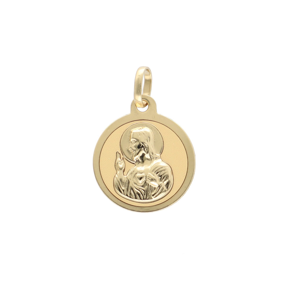 Medalla Oro Amarillo Escapulario ME12729 - Joyería Rometsch