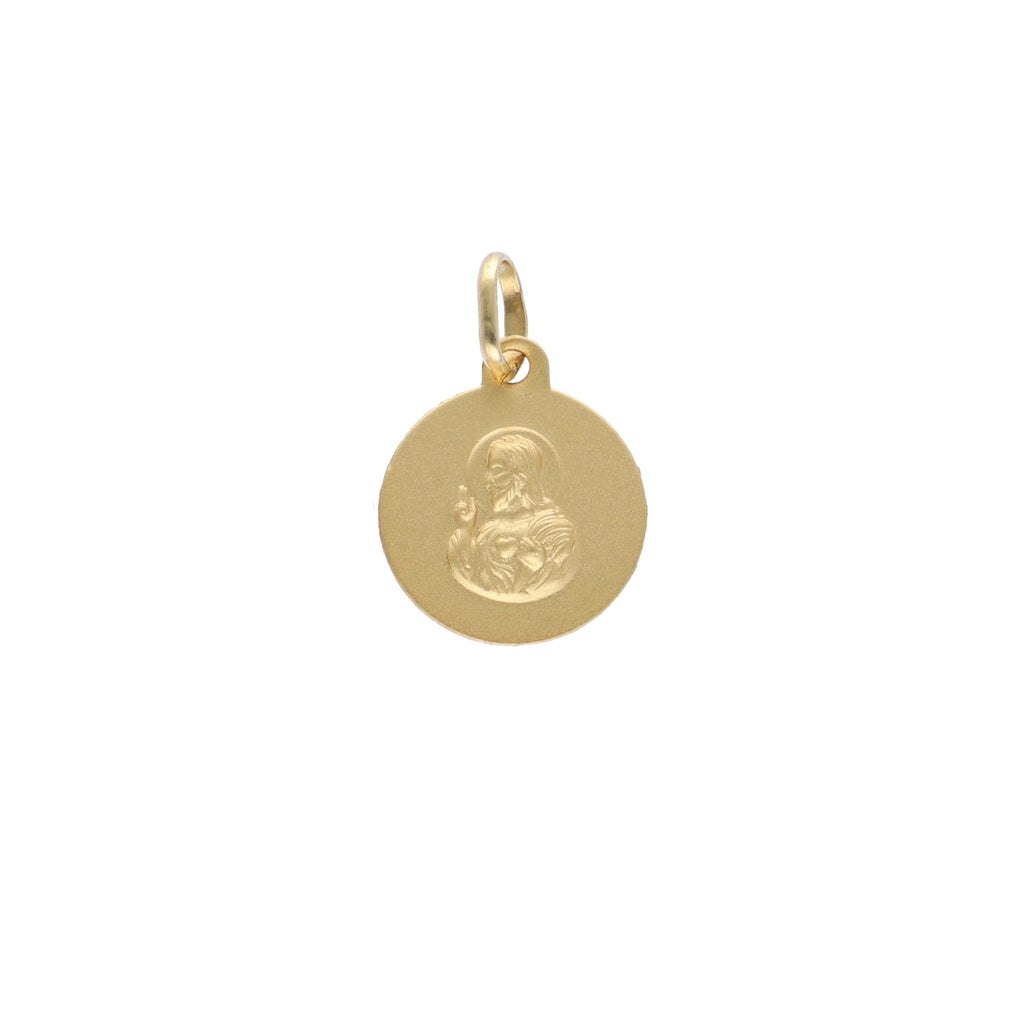 Medalla Oro Amarillo Escapulario ME12732 - Joyería Rometsch