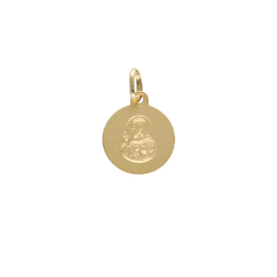 Medalla Oro Amarillo Escapulario ME12732 - Joyería Rometsch