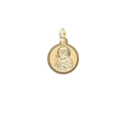 Medalla Oro Amarillo Escapulario ME12736 - Joyería Rometsch