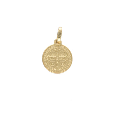 Medalla Oro Amarillo San Benito ME12727 - Joyería Rometsch