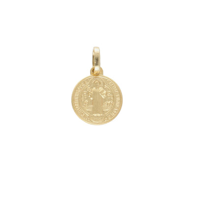 Medalla Oro Amarillo San Benito ME12727 - Joyería Rometsch