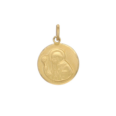 Medalla Oro Amarillo San Benito, ME7440 - Joyería Rometsch