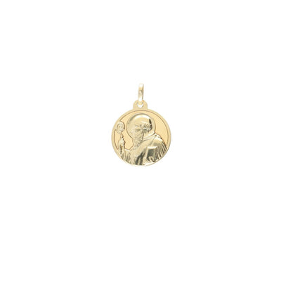 Medalla Oro Amarillo San Benito ME9417 - Joyería Rometsch