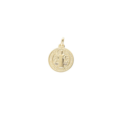 Medalla Oro Amarillo San Benito ME9420 - Joyería Rometsch