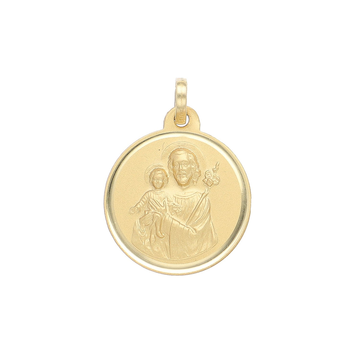 Medalla Oro Amarillo San José, ME9431 - Joyería Rometsch