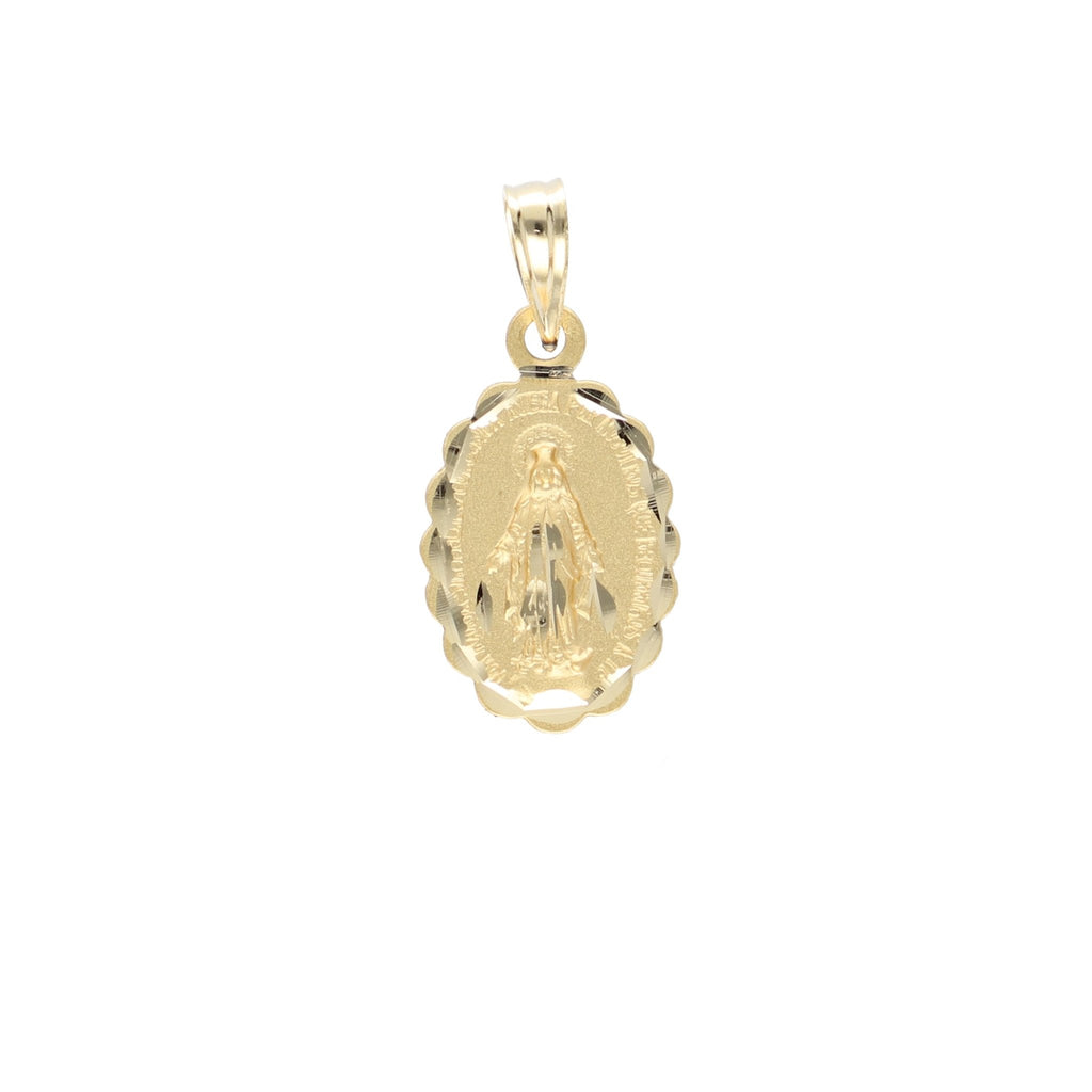 Medalla Oro Amarillo Virgen Milagrosa ME12719 - Joyería Rometsch