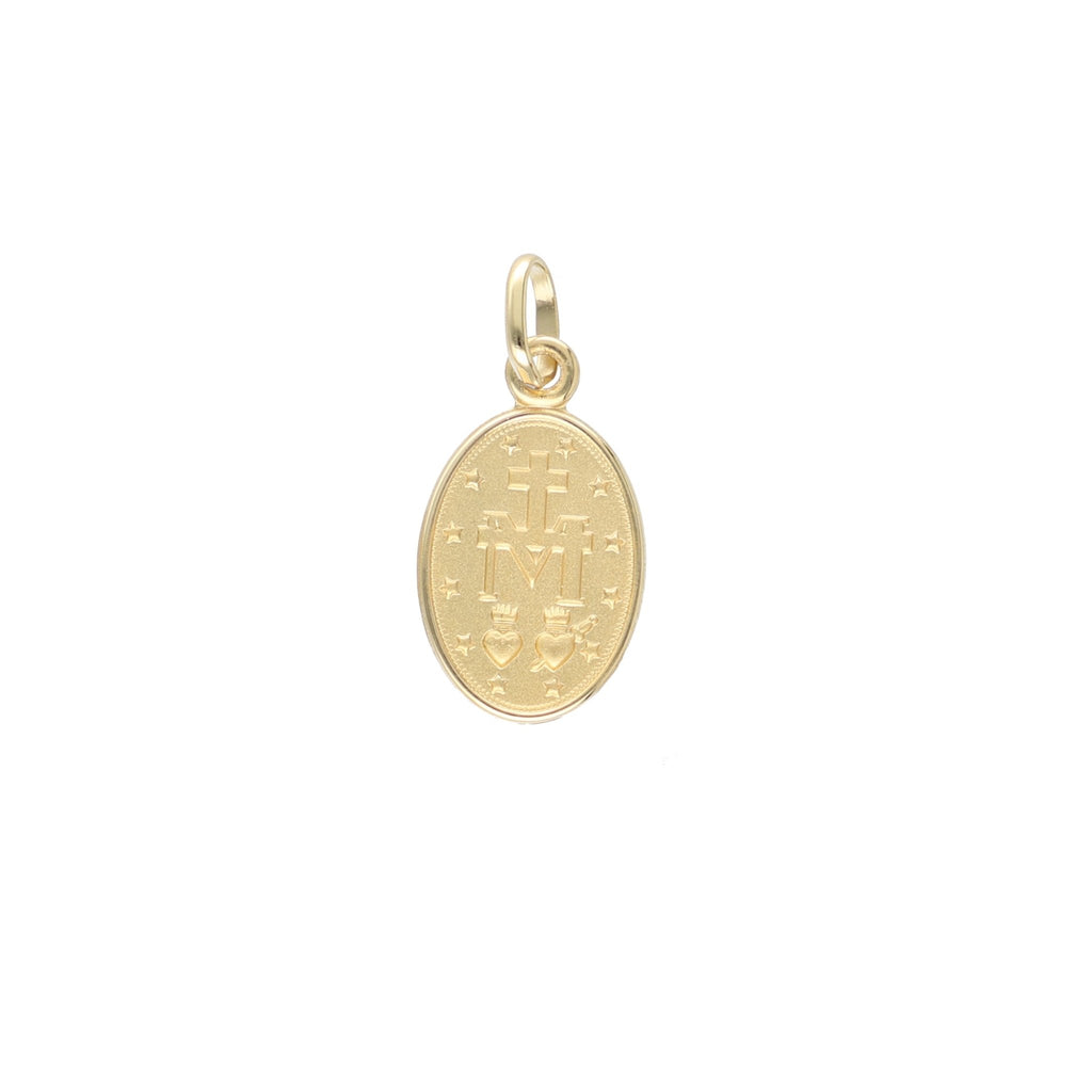 Medalla Oro Amarillo Virgen Milagrosa ME12720 - Joyería Rometsch