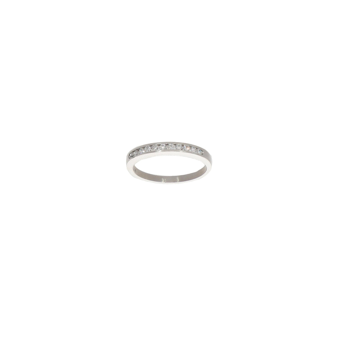 Medio Cintillo Platino Brillantes AN11851 - Joyería Rometsch