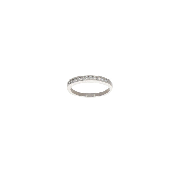 Medio Cintillo Platino Brillantes AN11851 - Joyería Rometsch