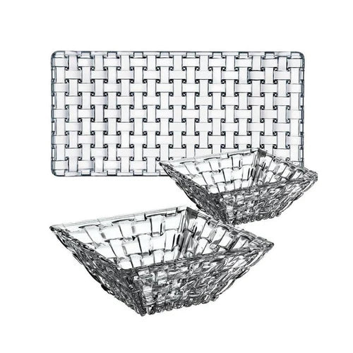 Set NACHTMANN 1 plato Bossa Nova 18cms + 2 pocillos 12cms