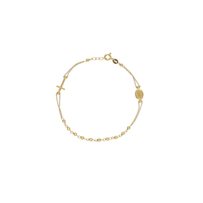 Pulsera Denario Oro Amarillo PU - 13102 - Joyería Rometsch