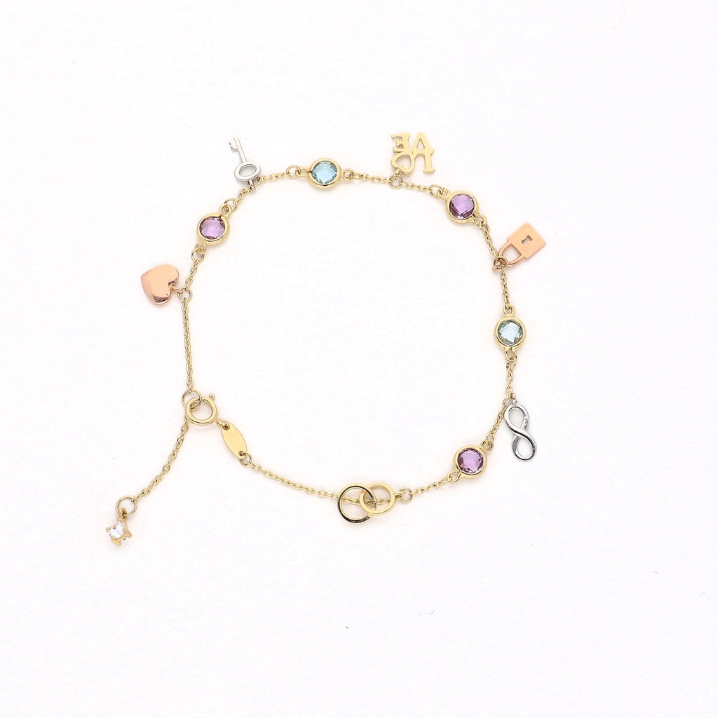 Pulsera en Oro Amarillo, 18kt - Joyería Rometsch