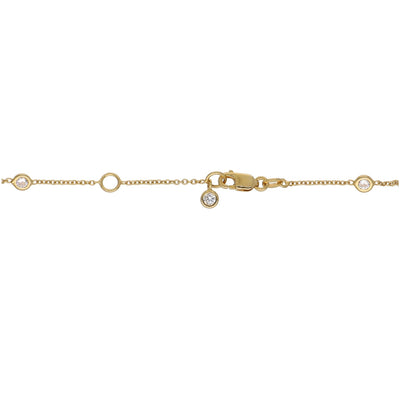 Pulsera Oro Amarillo Corazones PU12905 - Joyería Rometsch