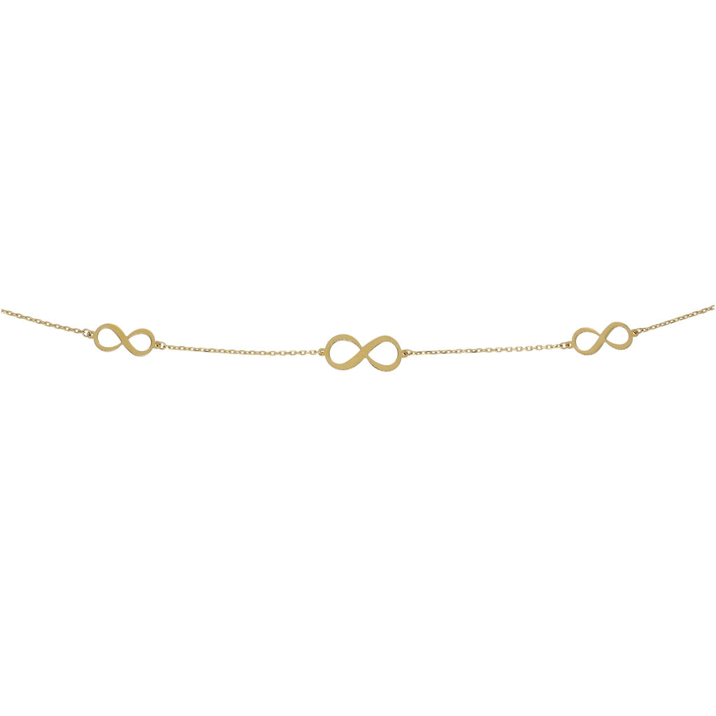 Pulsera Oro Amarillo Infinito PU12915 - Joyería Rometsch