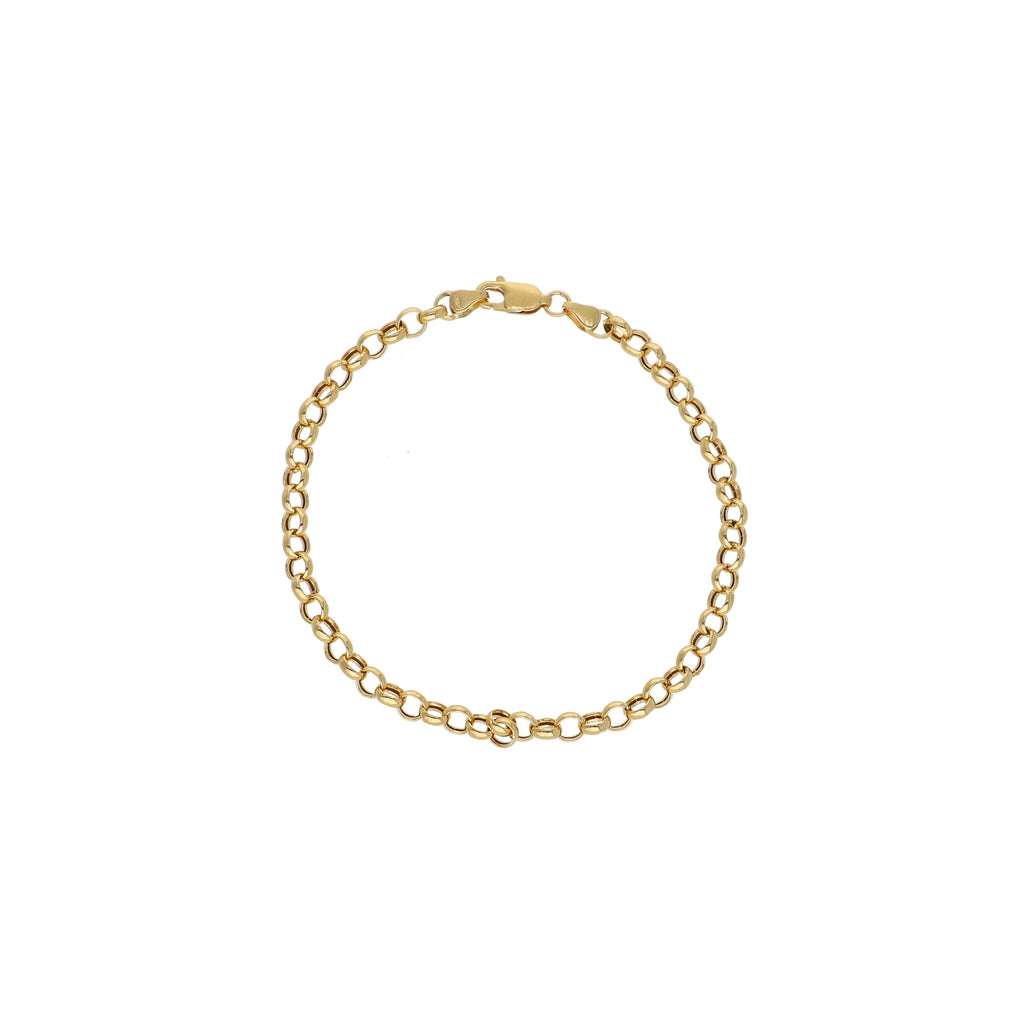 Pulsera Oro Amarillo Rolo PU - 13105 - Joyería Rometsch