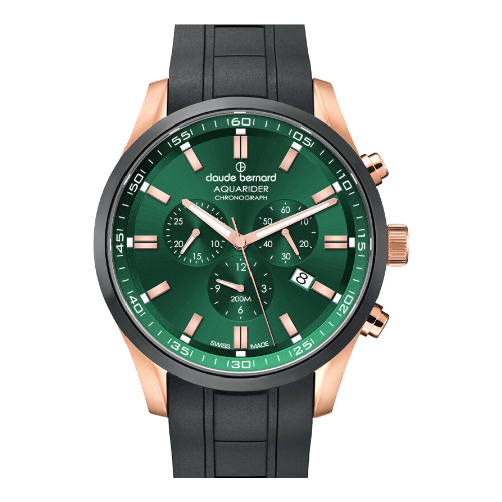 Reloj Claude Bernard Aquarider Cronograph 1022237RNCAVIR1 - Joyería Rometsch