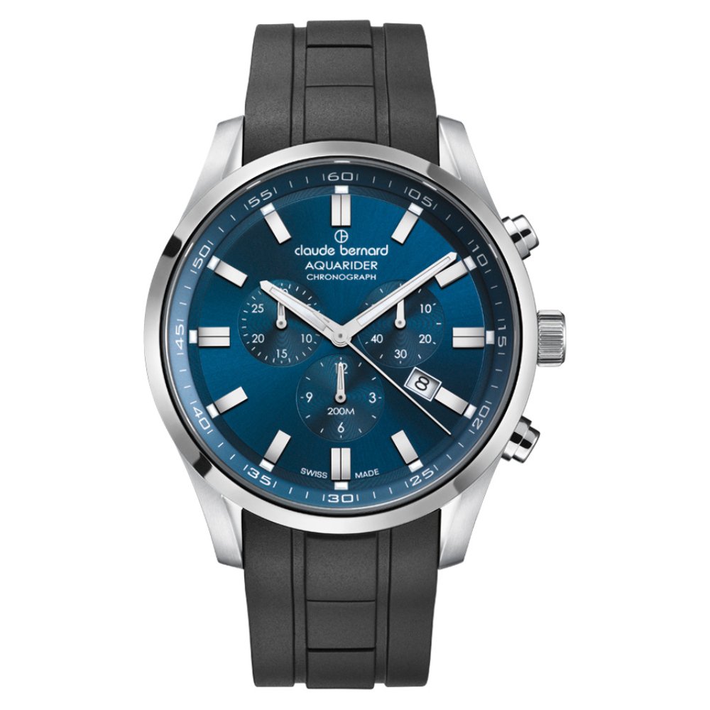 Reloj Claude Bernard Aquarider Cronograph 102223CABUIN1 - Joyería Rometsch