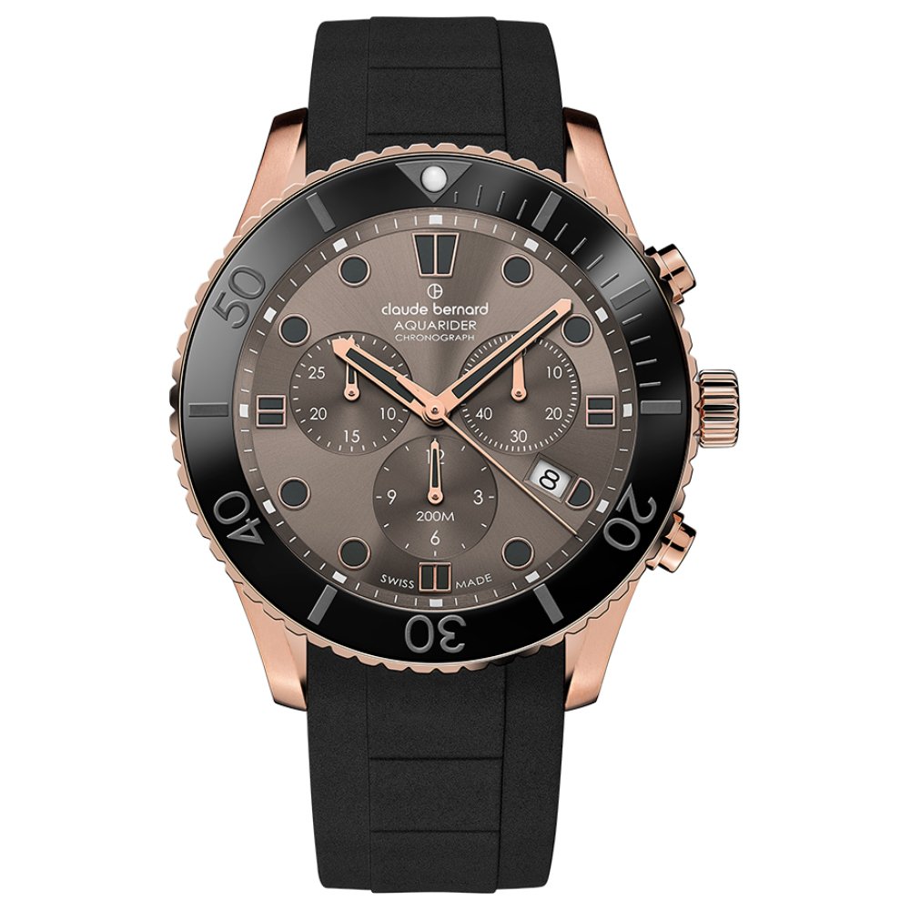 Reloj Claude Bernard Aquarider Cronograph 1025237RNGCAGRN - Joyería Rometsch