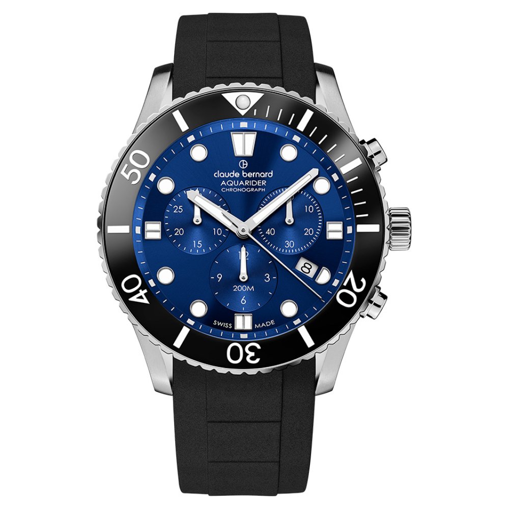 Reloj Claude Bernard Aquarider Cronograph 102523NBCABUIB - Joyería Rometsch