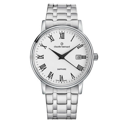Reloj Claude Bernard Classic Date 42mm 530093MBR - Joyería Rometsch